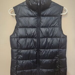 Banana Republic Navy Blue Quilted Vest Size Small